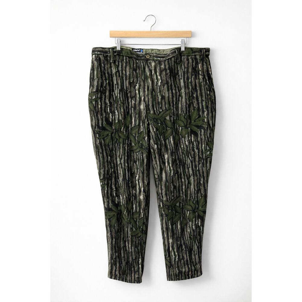 Polartec PolarTuff Fleece Camo Hunting Pants Mens Cold Weather